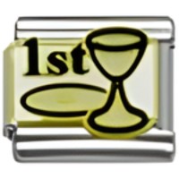 1st Communion Italian Charm image