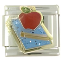 Apple on Notebook Italian Charm image