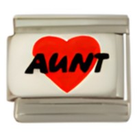 Aunt C.A.S.T. Enamel Italian Charm image