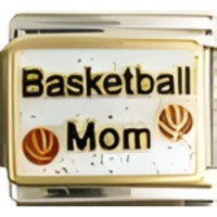 Basketball Mom Italian Charm image