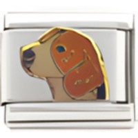 Beagle Dog Italian Charm image