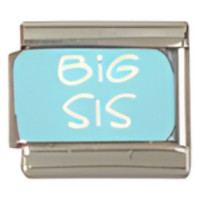 Big Sis Blue C.A.S.T. Enamel Italian Charm image
