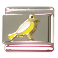 Bird Yellow Italian Charm image