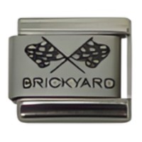 Brickyard Laser Italian Charm image