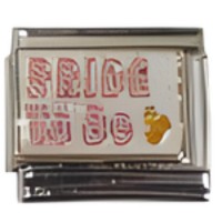 Bride to Be Italian Charm image