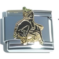 Bucking Bronco Italian Charm image