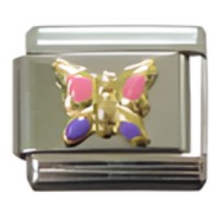 Butterfly Pink Italian Charm_1 image