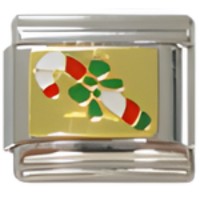 Candy Cane Italian Charm image