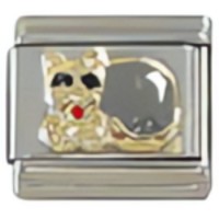 Cat Gray Italian Charm image