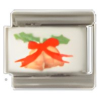 Christmas Bells C.A.S.T. Enamel Italian Charm image