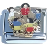 Circle of Children Italian Charm image