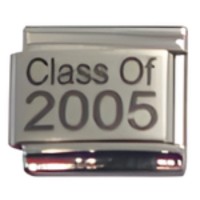 Class of 2005 Bold Laser Italian Charm image