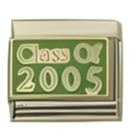 Class of 2005 Italian Charm image