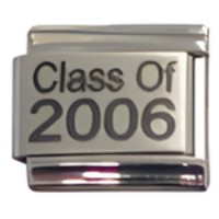 Class of 2006 Bold Laser Italian Charm image