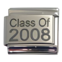 Class of 2008 Bold Laser Italian Charm image