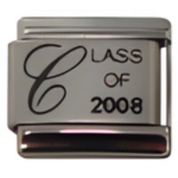 Class of 2008 Laser Italian Charm image