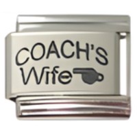 Coach’s Wife Laser Italian Charm image