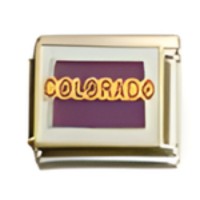 Colorado State Italian Charm image