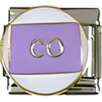 Colorado State Map Italian Charm image