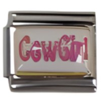 Cowgirl Pink Italian Charm image