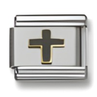 Cross Black Italian Charm_3 image