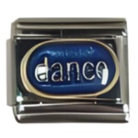 Dance in Blue Italian Charm image