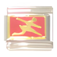 Dancer – Red Italian charm image