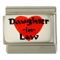 Daughter-In-Law C.A.S.T. Enamel Italian Charm image