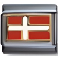 Denmark Flag Italian Charm image