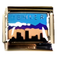 Denver Skyline Italian Charm image