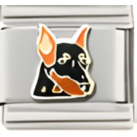 Doberman Dog Italian Charm-1 image