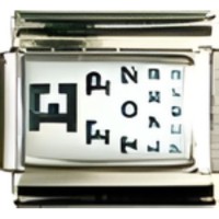 Eye Chart Italian Charm image