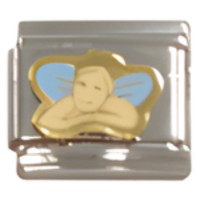 Fairy in Blue Italian Charm image