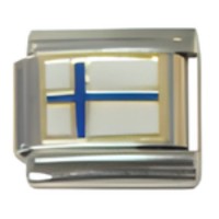 Finland Flag Italian Charm 2 image