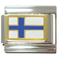 Finland Flag Italian Charm image