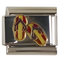 Flip Flops Striped Italian Charm image