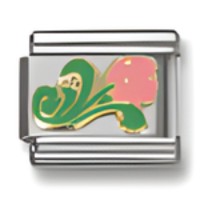 Flower Pink Italian Charm image