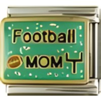 Football Mom Italian Charm image (1)