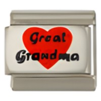Great Grandma C.A.S.T. Enamel Italian Charm-1 image