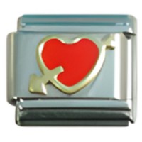 Heart & Arrow Italian Charm image