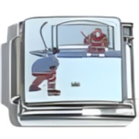 Hockey Goalie 2 Italian charm image