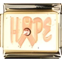 Hope with Stone Italian Charm image
