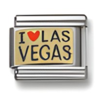 I (heart) Las Vegas Italian Charm image (1)