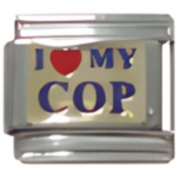 I (heart) my Cop Italian Charm image
