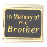In Memory of Brother Megalink Italian Charm image
