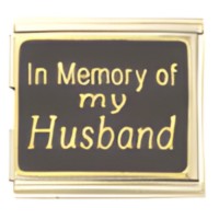 In Memory of Husband Megalink Italian Charm-1 image