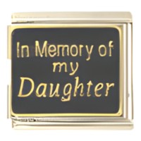 In Memory of my Daughter Megalink Italian Charm-1 image