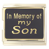 In Memory of my Son Megalink Italian Charm image