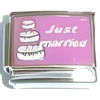Just Married Italian Charm image