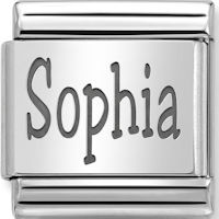 Custom Name Laser Italian Charm